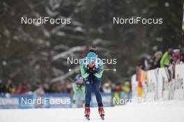 12.01.2017, Ruhpolding, Germany (GER): Darya Usanova (KAZ) -  IBU world cup biathlon, relay women, Ruhpolding (GER). www.nordicfocus.com. © Manzoni/NordicFocus. Every downloaded picture is fee-liable.