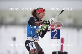 12.01.2017, Ruhpolding, Germany (GER): Laura Dahlmeier (GER) -  IBU world cup biathlon, relay women, Ruhpolding (GER). www.nordicfocus.com. © Manzoni/NordicFocus. Every downloaded picture is fee-liable.