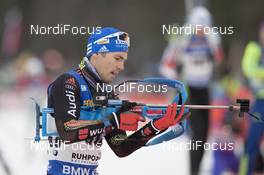 13.01.2017, Ruhpolding, Germany (GER): Simon Schempp (GER) -  IBU world cup biathlon, sprint men, Ruhpolding (GER). www.nordicfocus.com. © Manzoni/NordicFocus. Every downloaded picture is fee-liable.