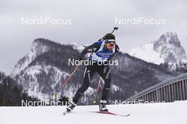 13.01.2017, Ruhpolding, Germany (GER): Serafin Wiestner (SUI) -  IBU world cup biathlon, sprint men, Ruhpolding (GER). www.nordicfocus.com. © Manzoni/NordicFocus. Every downloaded picture is fee-liable.