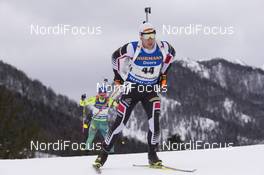 13.01.2017, Ruhpolding, Germany (GER): David Komatz (AUT) -  IBU world cup biathlon, sprint men, Ruhpolding (GER). www.nordicfocus.com. © Manzoni/NordicFocus. Every downloaded picture is fee-liable.