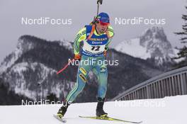 13.01.2017, Ruhpolding, Germany (GER): Fredrik Lindstroem (SWE) -  IBU world cup biathlon, sprint men, Ruhpolding (GER). www.nordicfocus.com. © Manzoni/NordicFocus. Every downloaded picture is fee-liable.