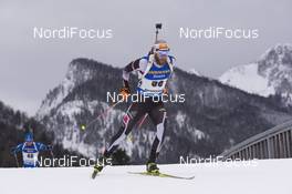 13.01.2017, Ruhpolding, Germany (GER): Daniel Mesotitsch (AUT) -  IBU world cup biathlon, sprint men, Ruhpolding (GER). www.nordicfocus.com. © Manzoni/NordicFocus. Every downloaded picture is fee-liable.