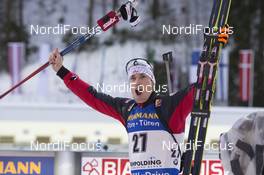 13.01.2017, Ruhpolding, Germany (GER): Julian Eberhard (AUT) -  IBU world cup biathlon, sprint men, Ruhpolding (GER). www.nordicfocus.com. © Manzoni/NordicFocus. Every downloaded picture is fee-liable.
