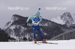 13.01.2017, Ruhpolding, Germany (GER): Yan Savitskiy (KAZ) -  IBU world cup biathlon, sprint men, Ruhpolding (GER). www.nordicfocus.com. © Manzoni/NordicFocus. Every downloaded picture is fee-liable.