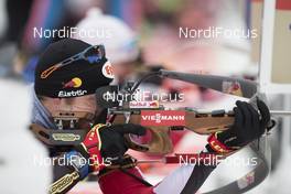 13.01.2017, Ruhpolding, Germany (GER): Dominik Landertinger (AUT) -  IBU world cup biathlon, sprint men, Ruhpolding (GER). www.nordicfocus.com. © Manzoni/NordicFocus. Every downloaded picture is fee-liable.