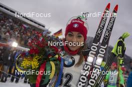 14.01.2017, Ruhpolding, Germany (GER): Dorothea Wierer (ITA) -  IBU world cup biathlon, sprint women, Ruhpolding (GER). www.nordicfocus.com. © Manzoni/NordicFocus. Every downloaded picture is fee-liable.
