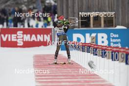 14.01.2017, Ruhpolding, Germany (GER): Laura Dahlmeier (GER) -  IBU world cup biathlon, sprint women, Ruhpolding (GER). www.nordicfocus.com. © Manzoni/NordicFocus. Every downloaded picture is fee-liable.