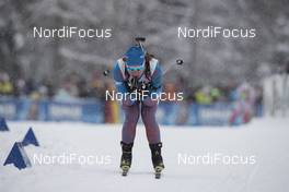 14.01.2017, Ruhpolding, Germany (GER): Olga Podchufarova (RUS) -  IBU world cup biathlon, sprint women, Ruhpolding (GER). www.nordicfocus.com. © Manzoni/NordicFocus. Every downloaded picture is fee-liable.