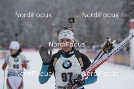 14.01.2017, Ruhpolding, Germany (GER): Anais Bescond (FRA) -  IBU world cup biathlon, sprint women, Ruhpolding (GER). www.nordicfocus.com. © Manzoni/NordicFocus. Every downloaded picture is fee-liable.
