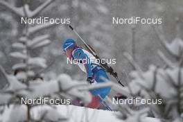 14.01.2017, Ruhpolding, Germany (GER): Ekaterina Glazyrina (RUS) -  IBU world cup biathlon, sprint women, Ruhpolding (GER). www.nordicfocus.com. © Manzoni/NordicFocus. Every downloaded picture is fee-liable.