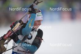 14.01.2017, Ruhpolding, Germany (GER): Anais Bescond (FRA) -  IBU world cup biathlon, sprint women, Ruhpolding (GER). www.nordicfocus.com. © Manzoni/NordicFocus. Every downloaded picture is fee-liable.