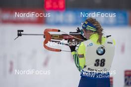 14.01.2017, Ruhpolding, Germany (GER): Emma Nilsson (SWE) -  IBU world cup biathlon, sprint women, Ruhpolding (GER). www.nordicfocus.com. © Manzoni/NordicFocus. Every downloaded picture is fee-liable.