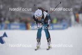 14.01.2017, Ruhpolding, Germany (GER): Celia Aymonier (FRA) -  IBU world cup biathlon, sprint women, Ruhpolding (GER). www.nordicfocus.com. © Manzoni/NordicFocus. Every downloaded picture is fee-liable.