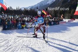 20.01.2017, Antholz, Italy (ITA): Brendan Green (CAN) -  IBU world cup biathlon, individual men, Antholz (ITA). www.nordicfocus.com. © Manzoni/NordicFocus. Every downloaded picture is fee-liable.