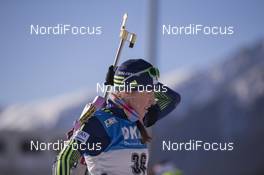 19.01.2017, Antholz, Italy (ITA): Yuliia Dzhima (UKR) -  IBU world cup biathlon, individual women, Antholz (ITA). www.nordicfocus.com. © Manzoni/NordicFocus. Every downloaded picture is fee-liable.