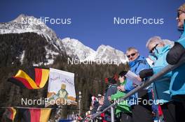 19.01.2017, Antholz, Italy (ITA): Event Feature: Fans with flags -  IBU world cup biathlon, individual women, Antholz (ITA). www.nordicfocus.com. © Manzoni/NordicFocus. Every downloaded picture is fee-liable.