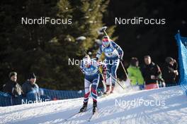 19.01.2017, Antholz, Italy (ITA): Kaia Woeien Nicolaisen (NOR), Lucie Charvatova (CZE), (l-r) -  IBU world cup biathlon, individual women, Antholz (ITA). www.nordicfocus.com. © Manzoni/NordicFocus. Every downloaded picture is fee-liable.