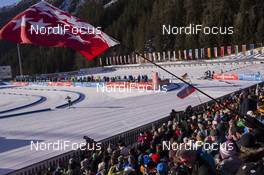 19.01.2017, Antholz, Italy (ITA): Event Feature: Fans on the grand stand -  IBU world cup biathlon, individual women, Antholz (ITA). www.nordicfocus.com. © Manzoni/NordicFocus. Every downloaded picture is fee-liable.