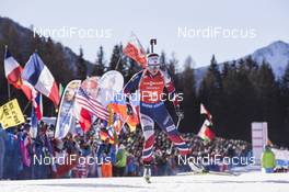 21.01.2017, Antholz, Italy (ITA): Kaia Woeien Nicolaisen (NOR) -  IBU world cup biathlon, mass women, Antholz (ITA). www.nordicfocus.com. © Manzoni/NordicFocus. Every downloaded picture is fee-liable.