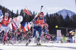 21.01.2017, Antholz, Italy (ITA): Eva Puskarcikova (CZE) -  IBU world cup biathlon, mass women, Antholz (ITA). www.nordicfocus.com. © Manzoni/NordicFocus. Every downloaded picture is fee-liable.