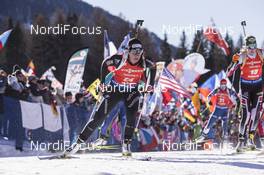 21.01.2017, Antholz, Italy (ITA): Lena Haecki (SUI) -  IBU world cup biathlon, mass women, Antholz (ITA). www.nordicfocus.com. © Manzoni/NordicFocus. Every downloaded picture is fee-liable.