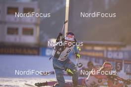 21.01.2017, Antholz, Italy (ITA): Quentin Fillon Maillet (FRA) -  IBU world cup biathlon, relay men, Antholz (ITA). www.nordicfocus.com. © Manzoni/NordicFocus. Every downloaded picture is fee-liable.