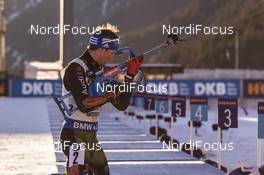 21.01.2017, Antholz, Italy (ITA): Simon Schempp (GER) -  IBU world cup biathlon, relay men, Antholz (ITA). www.nordicfocus.com. © Manzoni/NordicFocus. Every downloaded picture is fee-liable.