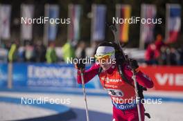 22.01.2017, Antholz, Italy (ITA): Darya Domracheva (BLR) -  IBU world cup biathlon, relay women, Antholz (ITA). www.nordicfocus.com. © Manzoni/NordicFocus. Every downloaded picture is fee-liable.