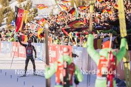 22.01.2017, Antholz, Italy (ITA): Laura Dahlmeier (GER) -  IBU world cup biathlon, relay women, Antholz (ITA). www.nordicfocus.com. © Manzoni/NordicFocus. Every downloaded picture is fee-liable.