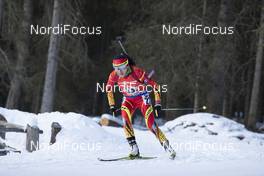 22.01.2017, Antholz, Italy (ITA): Yan Zhang (CHN) -  IBU world cup biathlon, relay women, Antholz (ITA). www.nordicfocus.com. © Manzoni/NordicFocus. Every downloaded picture is fee-liable.