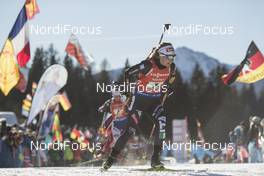 22.01.2017, Antholz, Italy (ITA): Federica Sanfilippo (ITA) -  IBU world cup biathlon, relay women, Antholz (ITA). www.nordicfocus.com. © Manzoni/NordicFocus. Every downloaded picture is fee-liable.