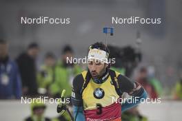04.03.2017, Pyeong Chang, Korea (KOR): Martin Fourcade (FRA) -  IBU world cup biathlon, pursuit men, Pyeong Chang (KOR). www.nordicfocus.com. © Manzoni/NordicFocus. Every downloaded picture is fee-liable.