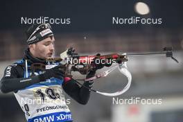 05.03.2017, Pyeong Chang, Korea (KOR): Jeremy Finello (SUI) -  IBU world cup biathlon, relay men, Pyeong Chang (KOR). www.nordicfocus.com. © Manzoni/NordicFocus. Every downloaded picture is fee-liable.