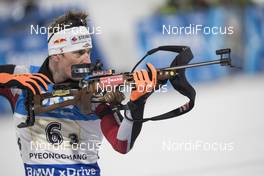 05.03.2017, Pyeong Chang, Korea (KOR): Julian Eberhard (AUT) -  IBU world cup biathlon, relay men, Pyeong Chang (KOR). www.nordicfocus.com. © Manzoni/NordicFocus. Every downloaded picture is fee-liable.