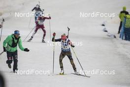 05.03.2017, Pyeong Chang, Korea (KOR): Andi Stitzl (GER) coach Team Germany, Maren Hammerschmidt (GER), (l-r) -  IBU world cup biathlon, relay women, Pyeong Chang (KOR). www.nordicfocus.com. © Manzoni/NordicFocus. Every downloaded picture is fee-liable.