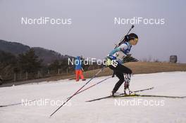 05.03.2017, Pyeong Chang, Korea (KOR): Sari Furuya (JPN) -  IBU world cup biathlon, relay women, Pyeong Chang (KOR). www.nordicfocus.com. © Manzoni/NordicFocus. Every downloaded picture is fee-liable.