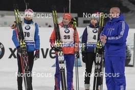 02.03.2017, Pyeong Chang, Korea (KOR): Kaisa Makarainen (FIN), Susan Dunklee (USA), Yuliia Dzhima (UKR), (l-r) -  IBU world cup biathlon, sprint women, Pyeong Chang (KOR). www.nordicfocus.com. © Manzoni/NordicFocus. Every downloaded picture is fee-liable.