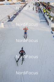 28.02.2017, Pyeong Chang, Korea (KOR): Jean Guillaume Beatrix (FRA), Leif Nordgren (USA), (l-r) -  IBU world cup biathlon, training, Pyeong Chang (KOR). www.nordicfocus.com. © Manzoni/NordicFocus. Every downloaded picture is fee-liable.
