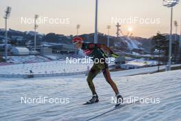 28.02.2017, Pyeong Chang, Korea (KOR): Benedikt Doll (GER) -  IBU world cup biathlon, training, Pyeong Chang (KOR). www.nordicfocus.com. © Manzoni/NordicFocus. Every downloaded picture is fee-liable.