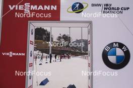 01.03.2017, Pyeong Chang, Korea (KOR): Event Feature: the startgate -  IBU world cup biathlon, training, Pyeong Chang (KOR). www.nordicfocus.com. © Manzoni/NordicFocus. Every downloaded picture is fee-liable.