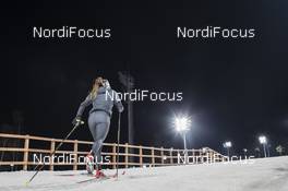 28.02.2017, Pyeong Chang, Korea (KOR): Dorothea Wierer (ITA) -  IBU world cup biathlon, training, Pyeong Chang (KOR). www.nordicfocus.com. © Manzoni/NordicFocus. Every downloaded picture is fee-liable.
