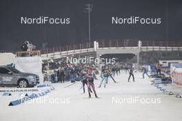01.03.2017, Pyeong Chang, Korea (KOR): Event Feature: undefined athletes leave the shooting range -  IBU world cup biathlon, training, Pyeong Chang (KOR). www.nordicfocus.com. © Manzoni/NordicFocus. Every downloaded picture is fee-liable.