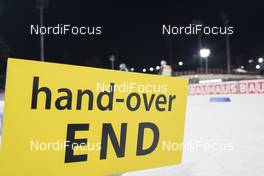 28.02.2017, Pyeong Chang, Korea (KOR): Event Feature: track sign -  IBU world cup biathlon, training, Pyeong Chang (KOR). www.nordicfocus.com. © Manzoni/NordicFocus. Every downloaded picture is fee-liable.