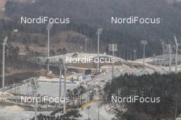 04.03.2017, Pyeong Chang, Korea (KOR): Event Feature: Overview over the Alpensia Biathlon Arena -  IBU world cup biathlon, training, Pyeong Chang (KOR). www.nordicfocus.com. © Manzoni/NordicFocus. Every downloaded picture is fee-liable.
