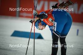 12.03.2017, Kontiolahti, Finland (FIN): Susan Kuelm (EST) -  IBU world cup biathlon, relay mixed, Kontiolahti (FIN). www.nordicfocus.com. © Tumashov/NordicFocus. Every downloaded picture is fee-liable.