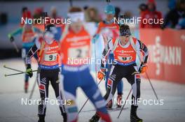 12.03.2017, Kontiolahti, Finland (FIN): Christina Rieder (AUT), Fabian Hoerl (AUT) -  IBU world cup biathlon, relay mixed, Kontiolahti (FIN). www.nordicfocus.com. © Tumashov/NordicFocus. Every downloaded picture is fee-liable.
