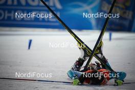 12.03.2017, Kontiolahti, Finland (FIN): Sari Furuya (JPN) -  IBU world cup biathlon, relay mixed, Kontiolahti (FIN). www.nordicfocus.com. © Tumashov/NordicFocus. Every downloaded picture is fee-liable.