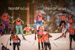 12.03.2017, Kontiolahti, Finland (FIN): Fuyuko Tachizaki (JPN), Eva Puskarcikova (CZE), Clare Egan (USA) -  IBU world cup biathlon, relay mixed, Kontiolahti (FIN). www.nordicfocus.com. © Tumashov/NordicFocus. Every downloaded picture is fee-liable.