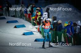 12.03.2017, Kontiolahti, Finland (FIN): Simon Desthieux (FRA) -  IBU world cup biathlon, relay mixed, Kontiolahti (FIN). www.nordicfocus.com. © Tumashov/NordicFocus. Every downloaded picture is fee-liable.